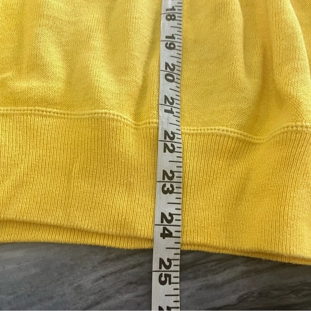 Vintage Polo Ralph Lauren Golf Crew Neck Yellow Sweater With Logo Hong Kong L